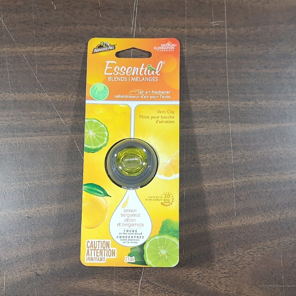 Lemon Bergamot Car Air Freshener